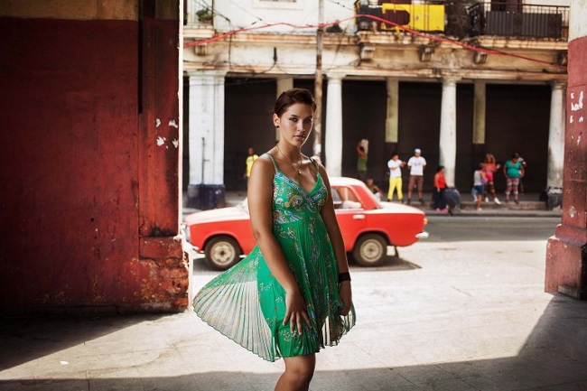 Woman portrait, Havana Cuba